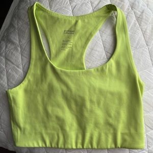 Girlfriend Collective Lime Sports Bra